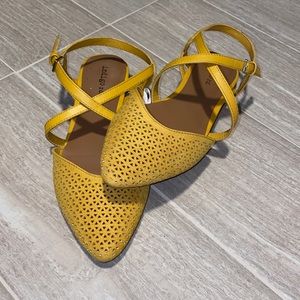 Mustard Yellow Mules